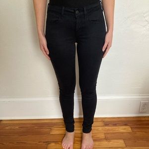 American Eagle Outfitters Black Skinny Jeggings. Size 4 Long